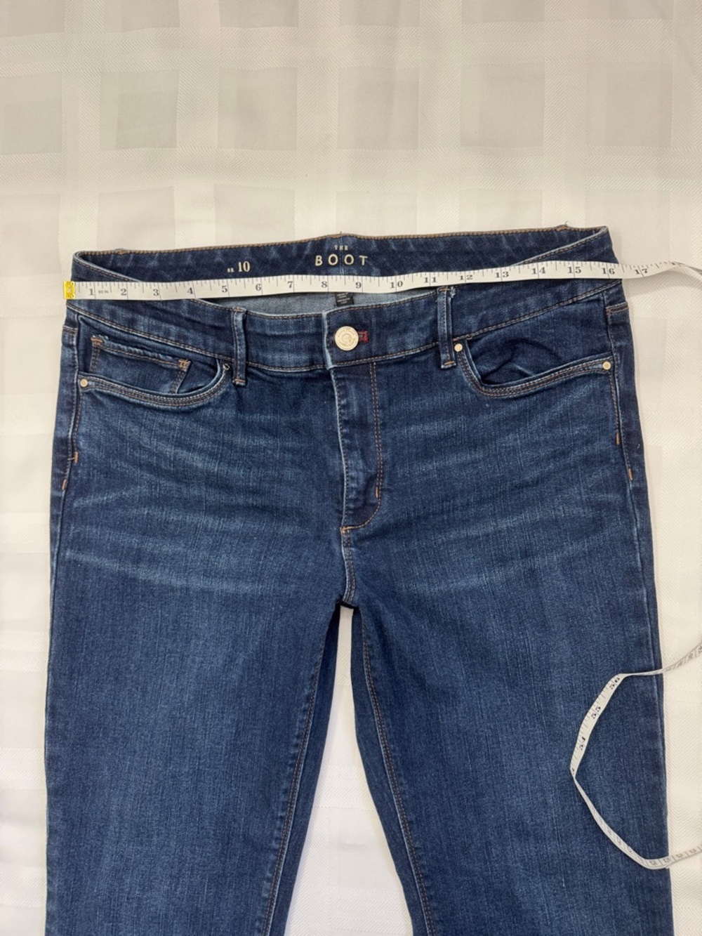 White House Black Market Indigo Boot Cut Jeans - Picture 8 of 16